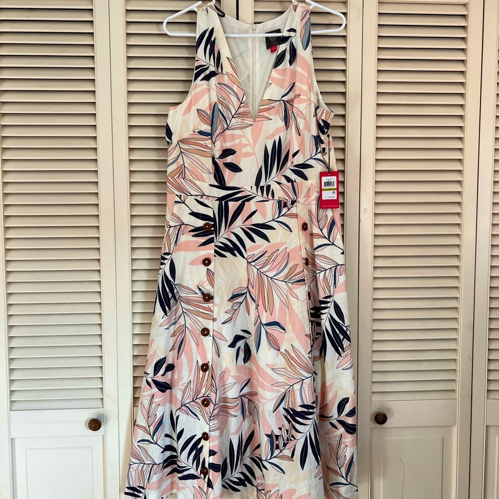 Vince Camuto Linen Dress NWT